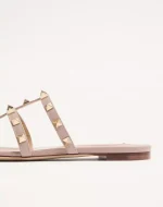 Valentino Rockstud Flat Slide Sandal - Image 2